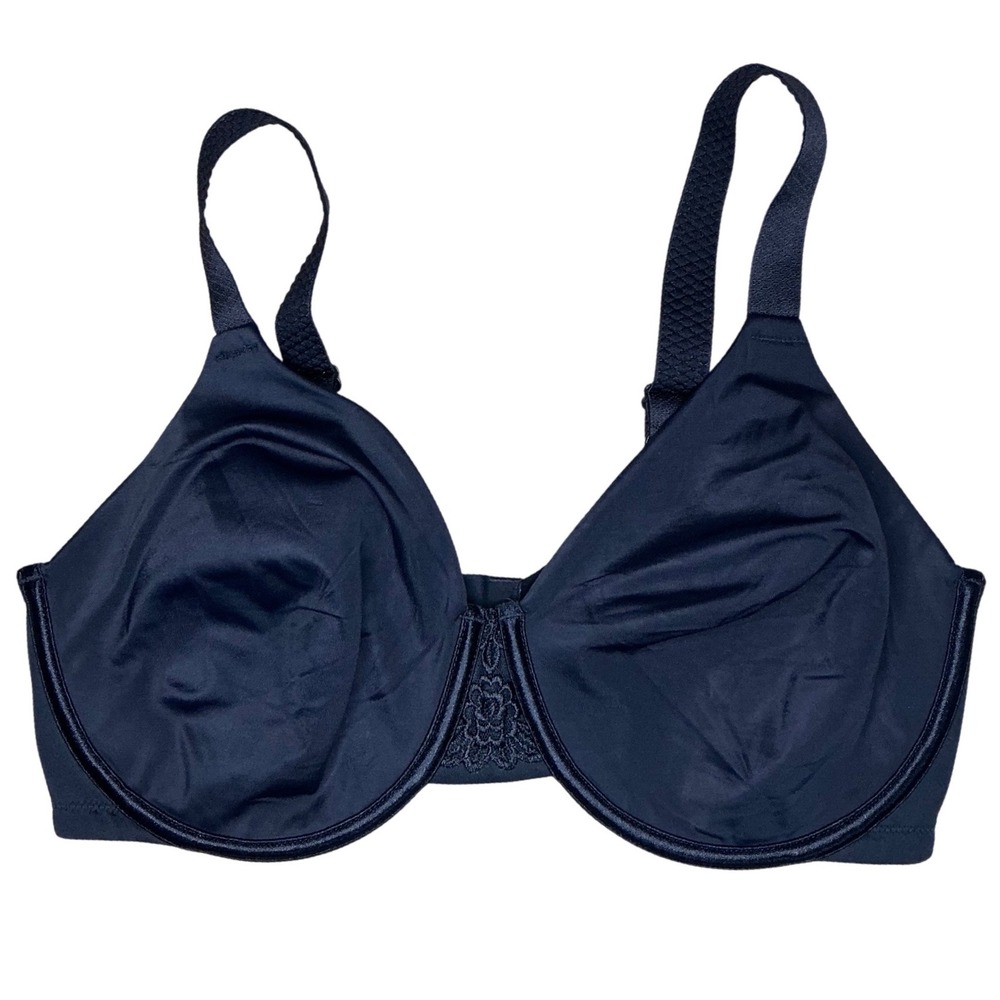 Vanity Fair 76080 Black Bra‎ Size 38DD Full Coverage